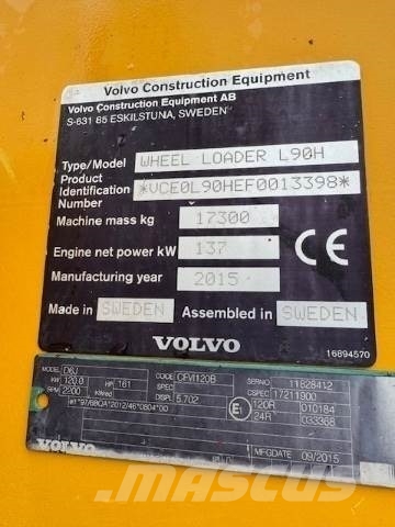 Volvo L90H LB 轮式装载机