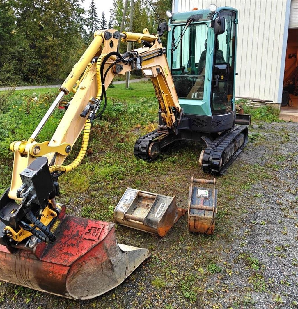 Yanmar VIO25-4, Engcon, 3 kauhaa حفارات صغيرة أقل من 7 طن (حفارات صغيرة)