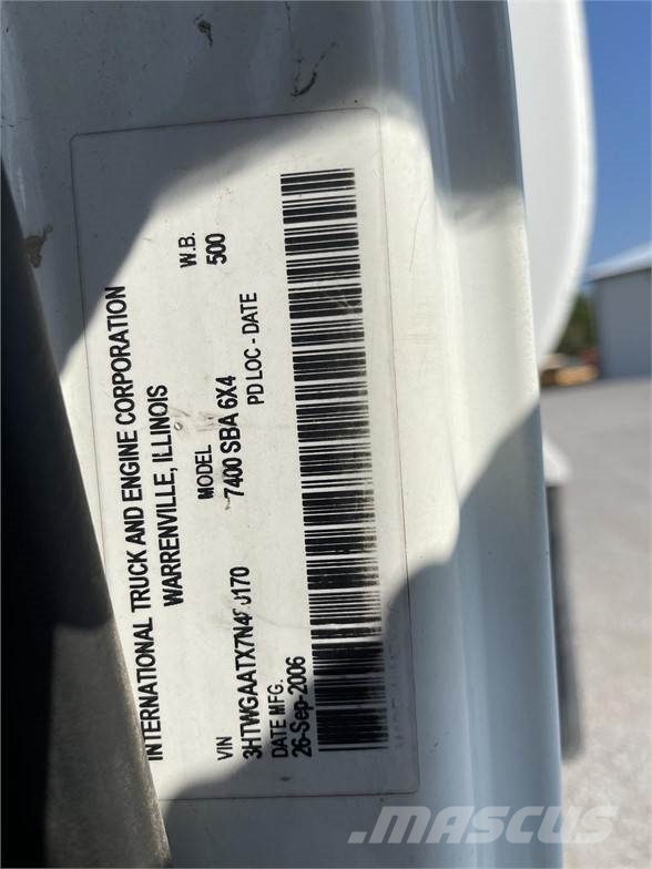 International WORKSTAR 7400 Kamioni cisterne