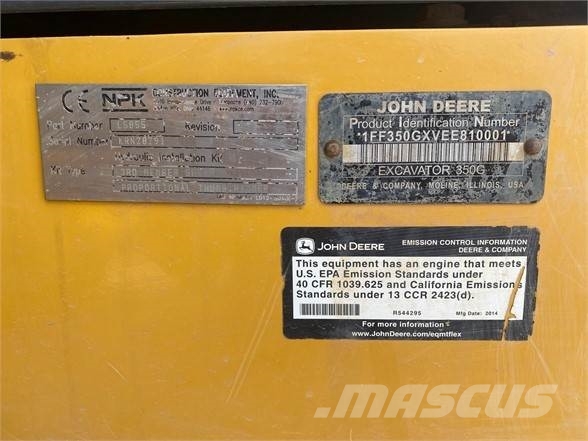John Deere 350G LC Гусеничные экскаваторы