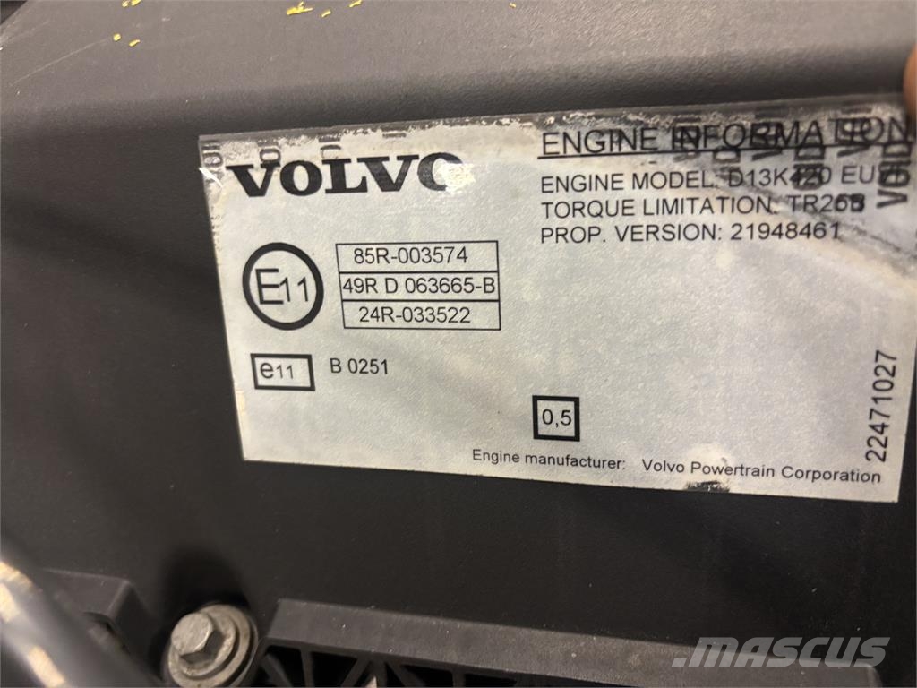 Volvo D13K420 Komplett motor - 22070191 엔진