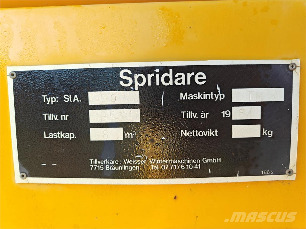 WEISSER Sand/Saltspridare Další