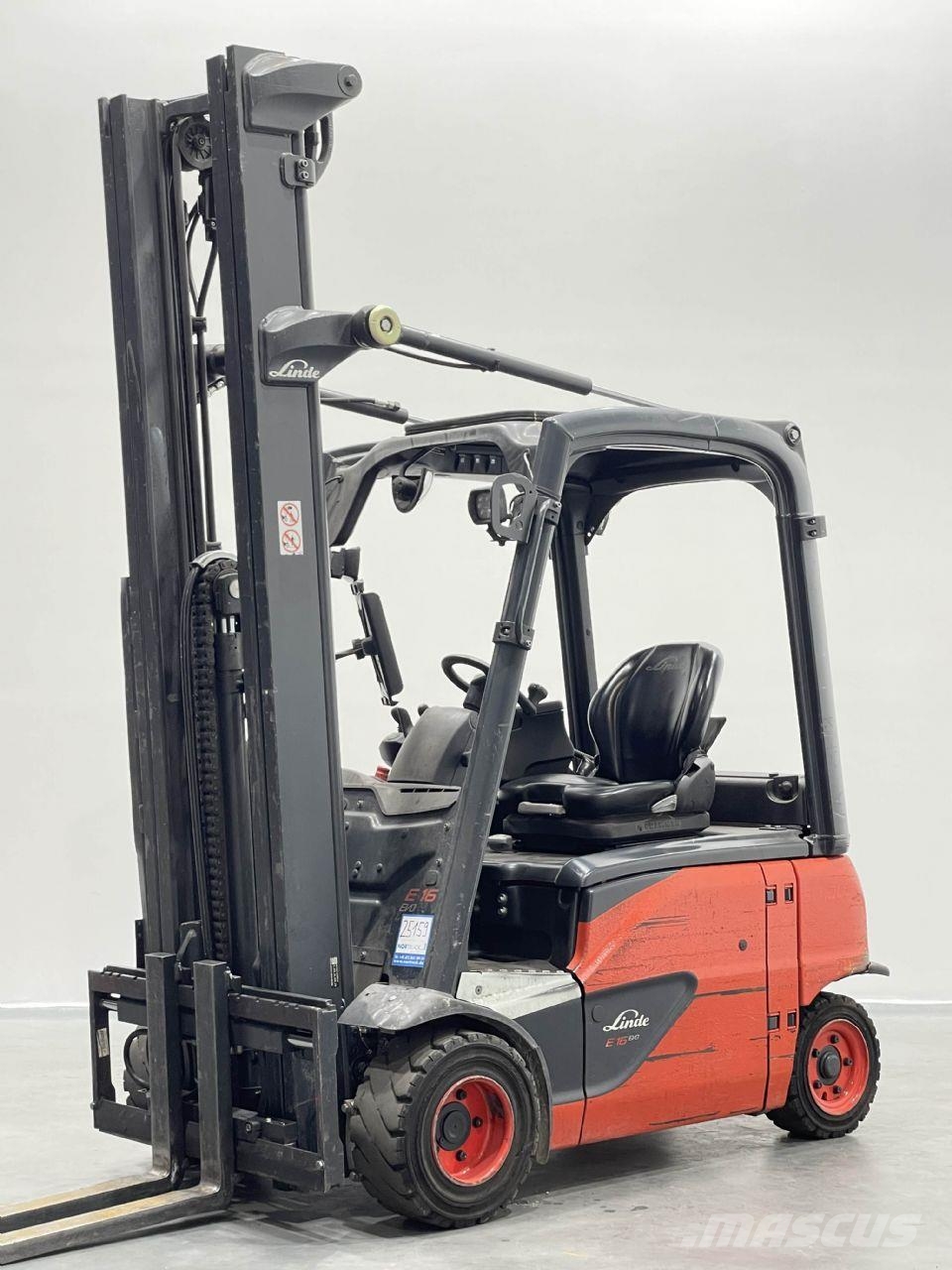Linde E16P-02-386 バッテリーフォークリフト