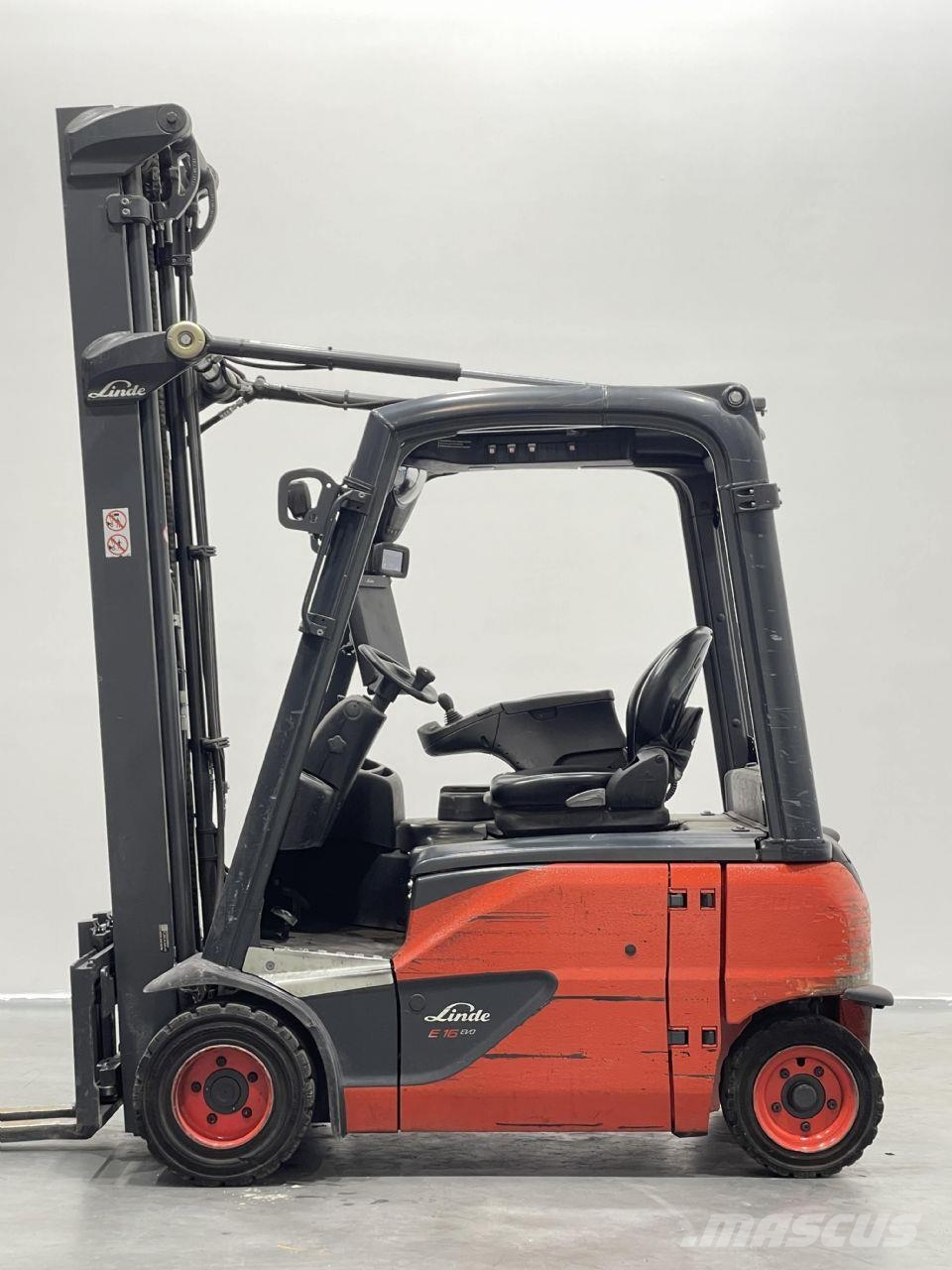 Linde E16P-02-386 バッテリーフォークリフト