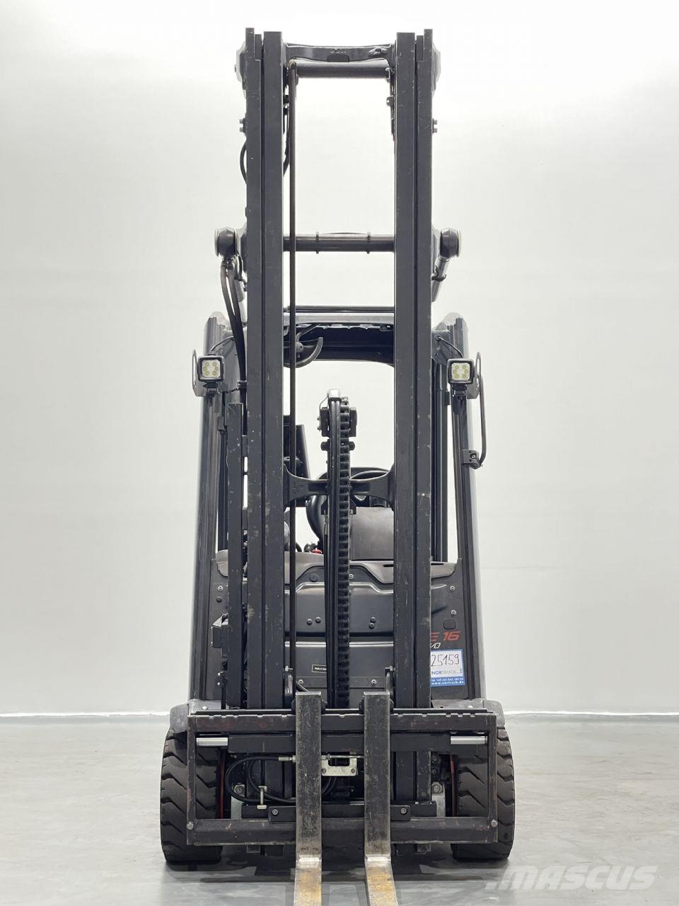Linde E16P-02-386 バッテリーフォークリフト