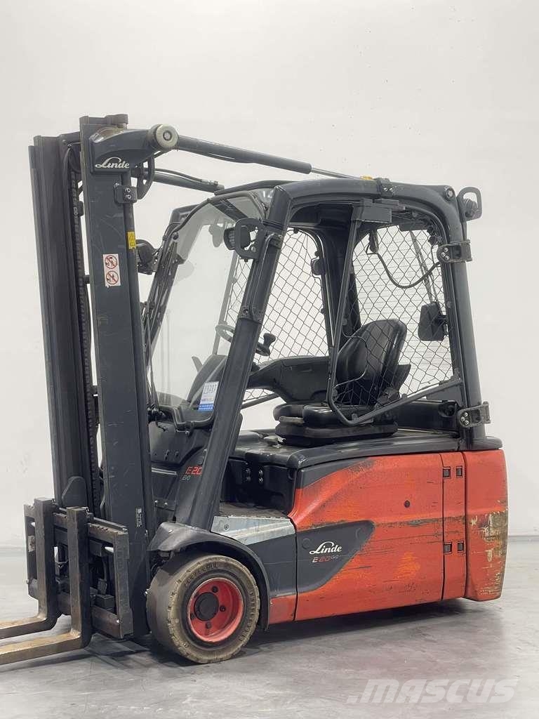 Linde E20L-02-386 شاحنات ذات رافعات شوكية تعمل بالكهرباء
