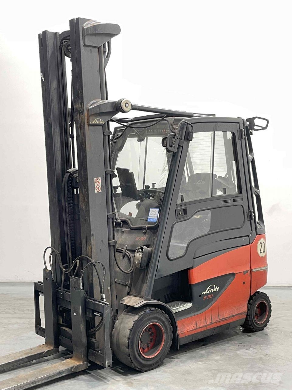 Linde E30/600H-01-387 전동 지게차