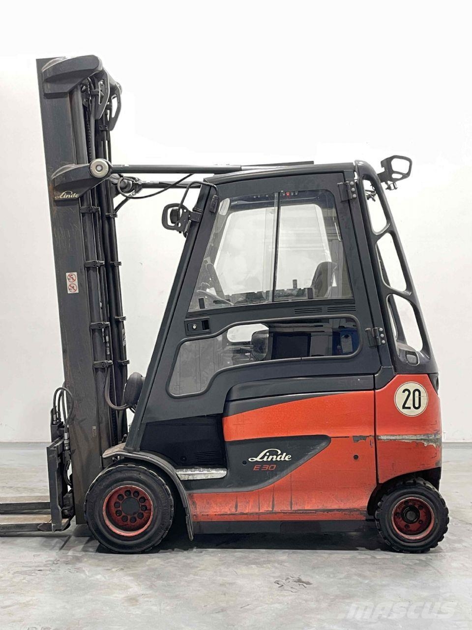 Linde E30/600H-01-387 전동 지게차