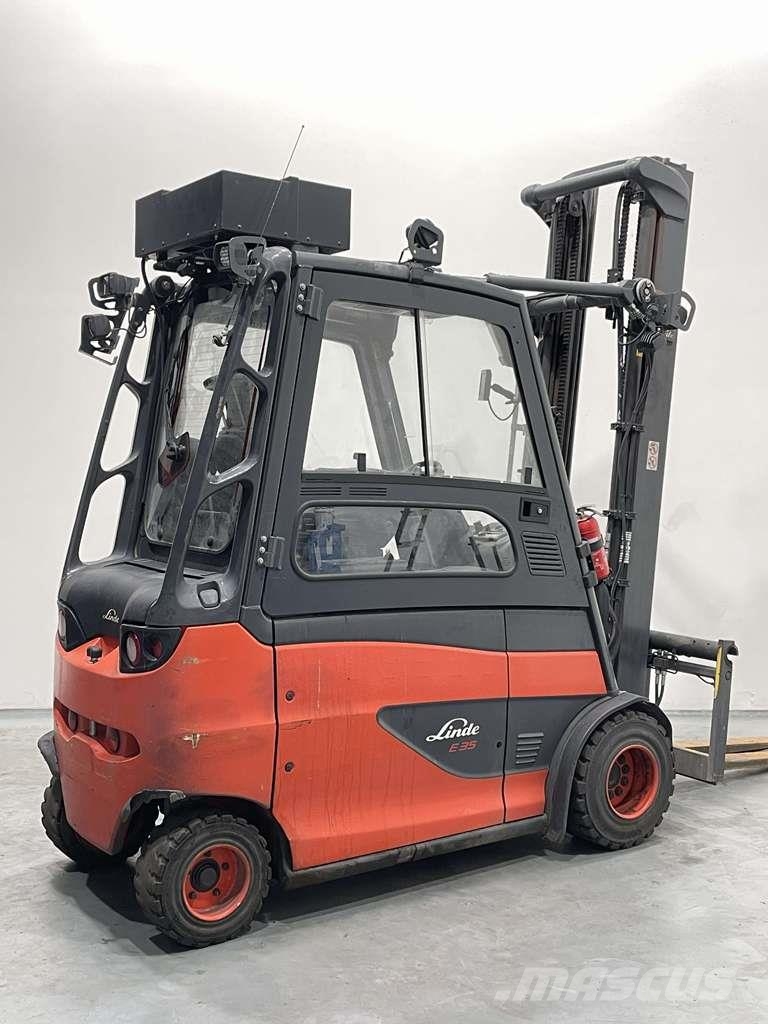 Linde E35HL-01-387 شاحنات ذات رافعات شوكية تعمل بالكهرباء