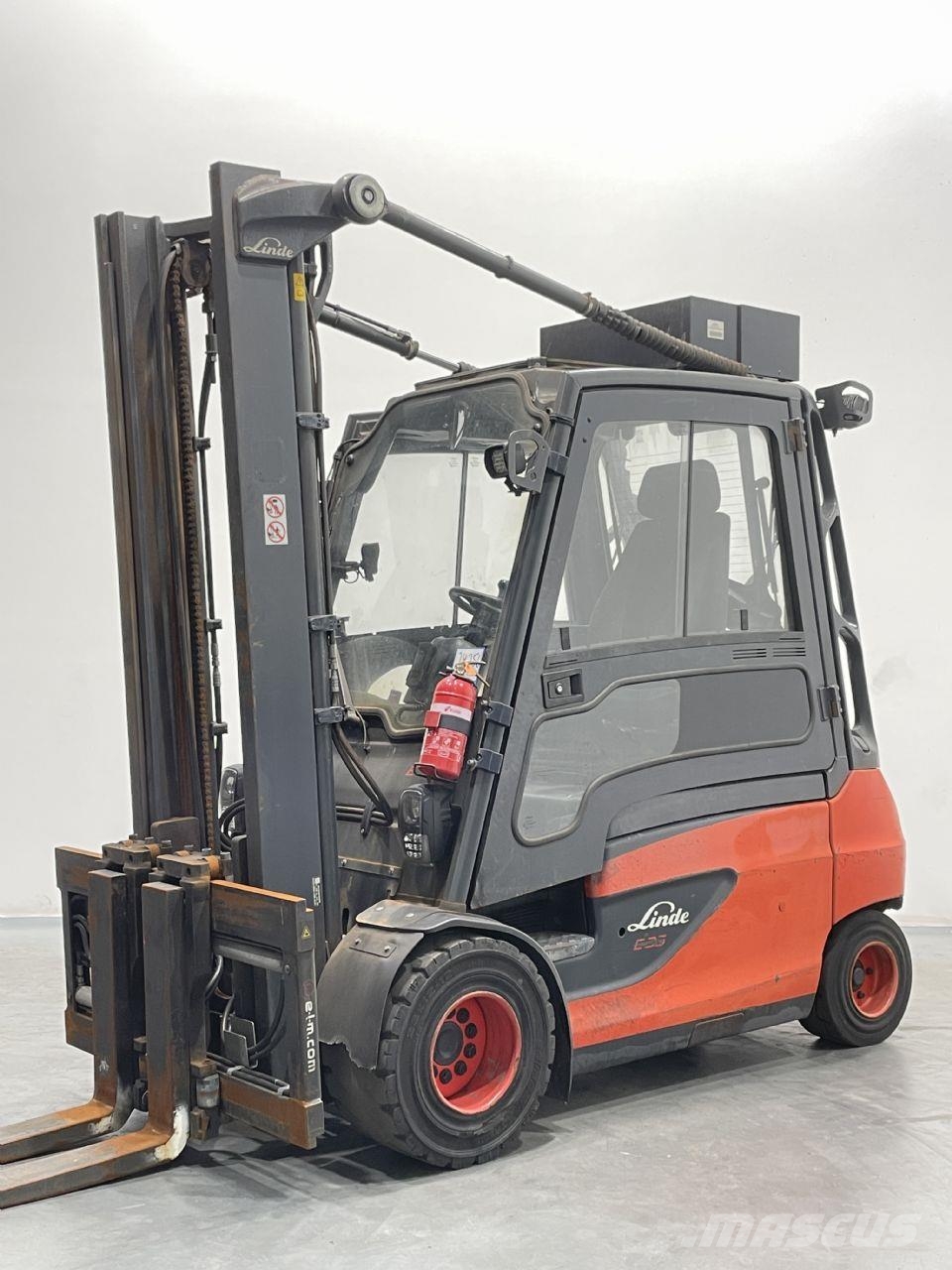 Linde E35L-01-387 전동 지게차