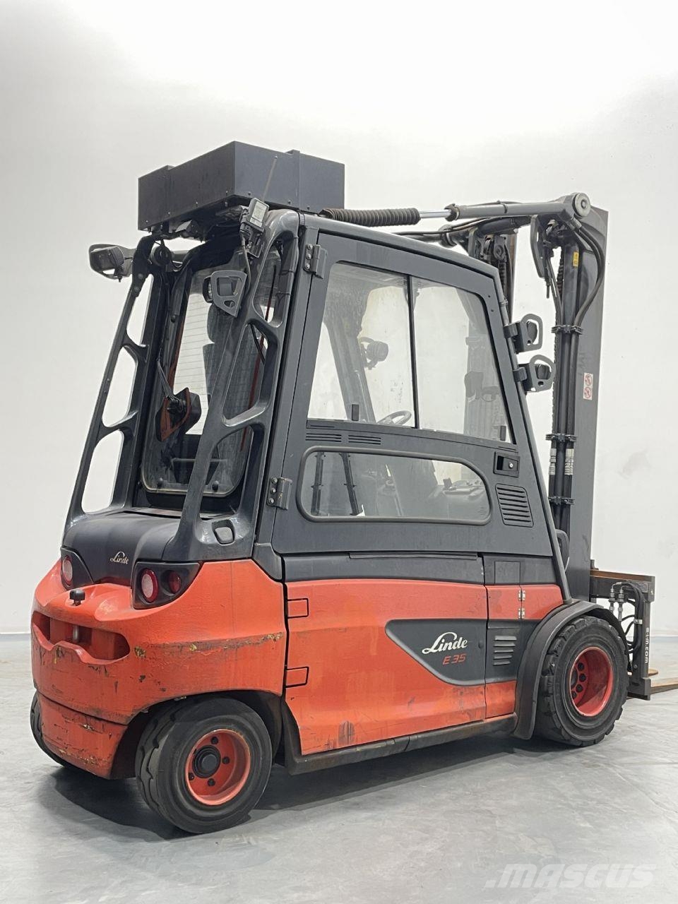 Linde E35L-01-387 전동 지게차