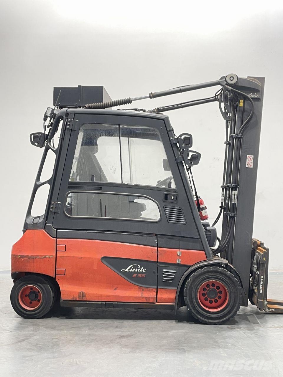 Linde E35L-01-387 전동 지게차