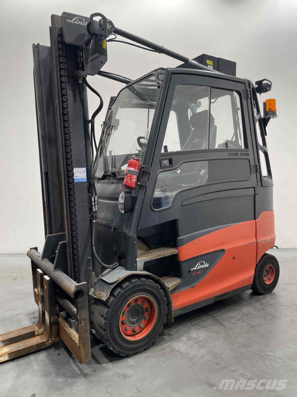 Linde E40HL/600-01-388 El gaffeltrucks