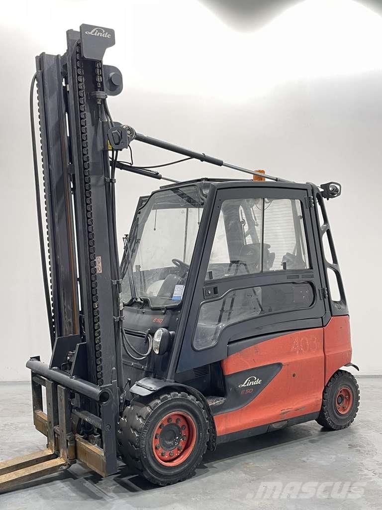 Linde E50HL-01-388 شاحنات ذات رافعات شوكية تعمل بالكهرباء