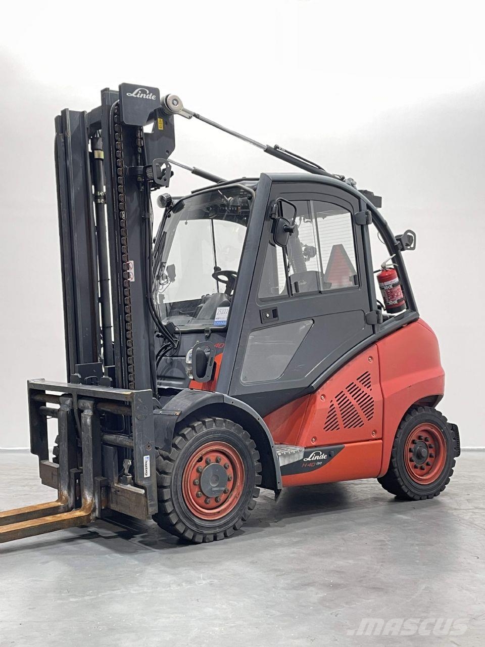 Linde H40D-02-394 디젤 지게차