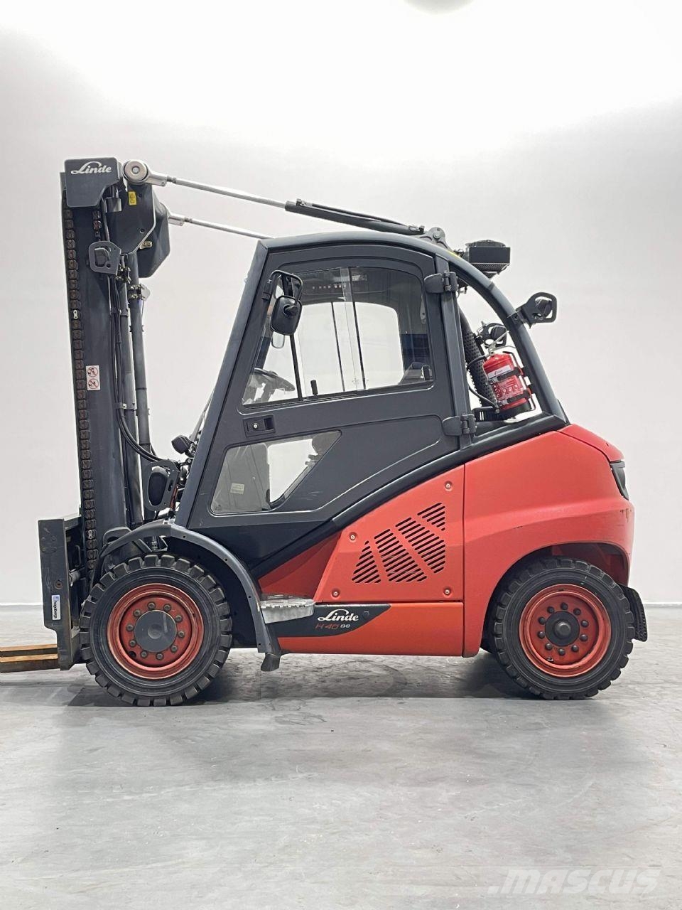 Linde H40D-02-394 디젤 지게차