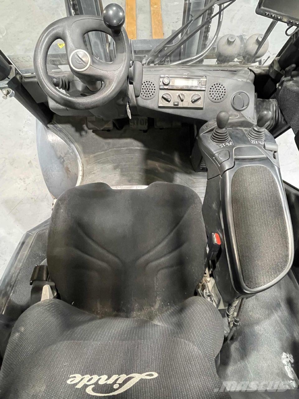 Linde H40D-02-394 디젤 지게차