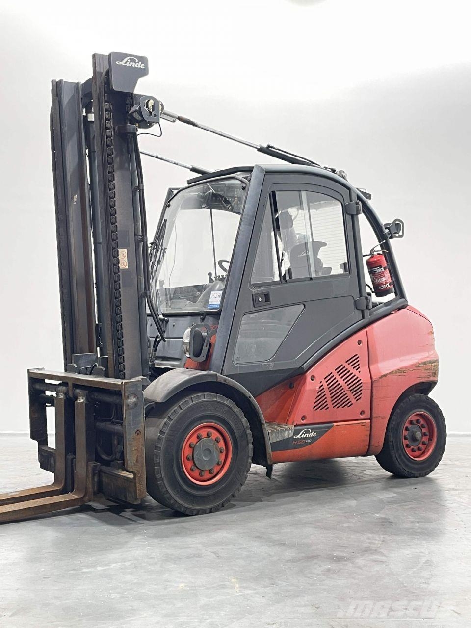 Linde H50D-02-394 디젤 지게차