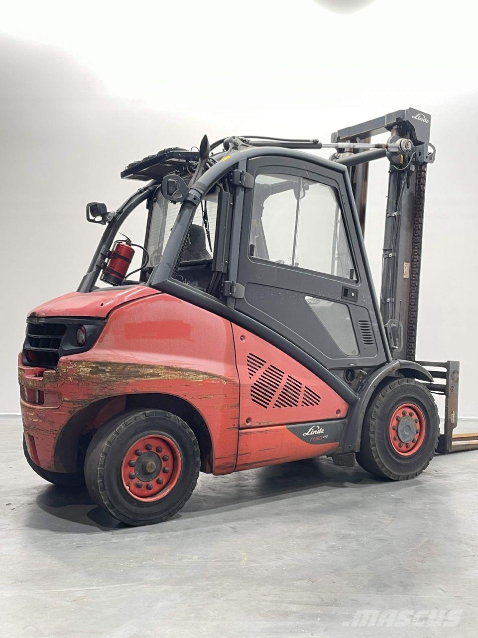 Linde H50D-02-394 디젤 지게차