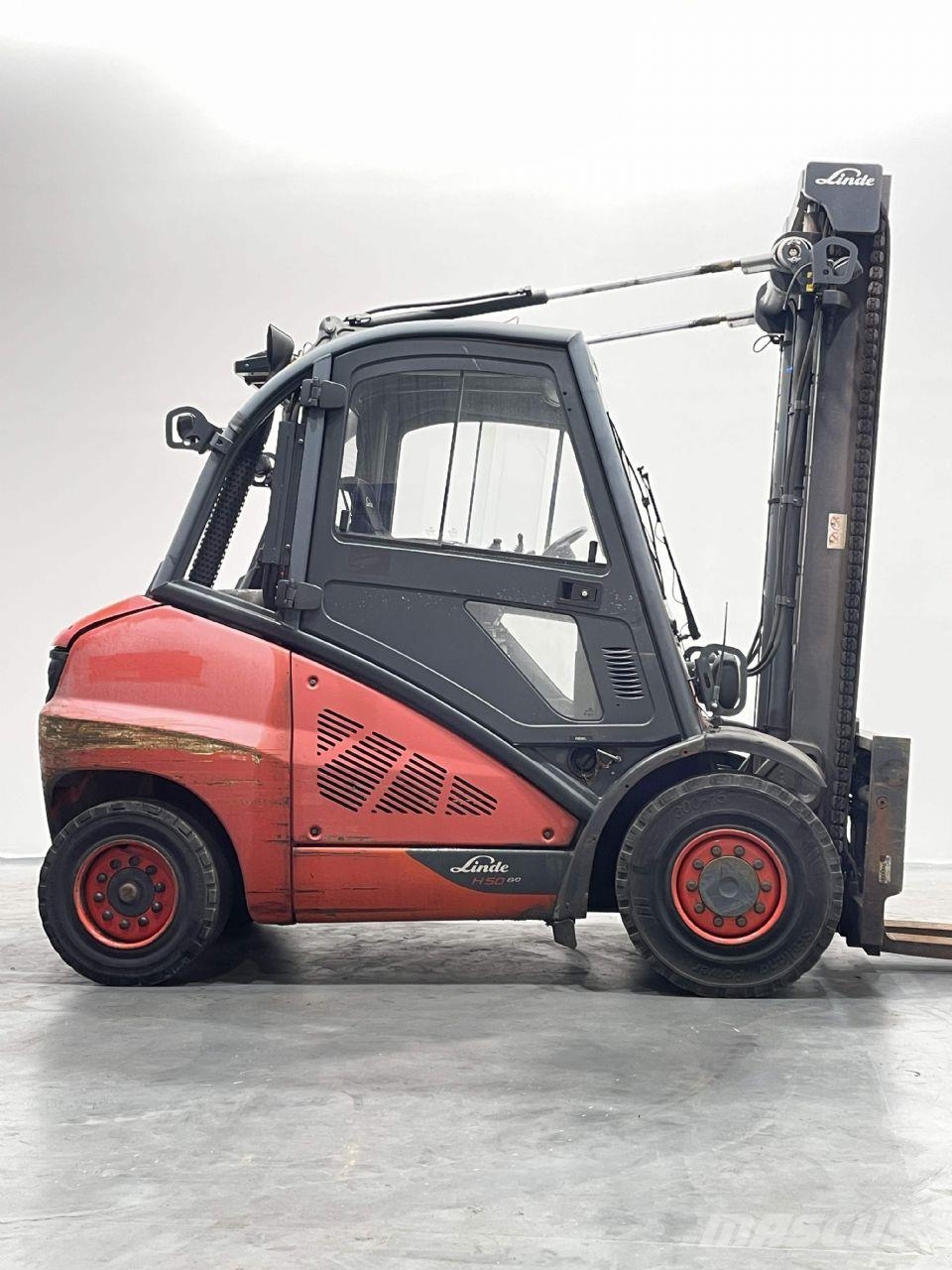 Linde H50D-02-394 디젤 지게차
