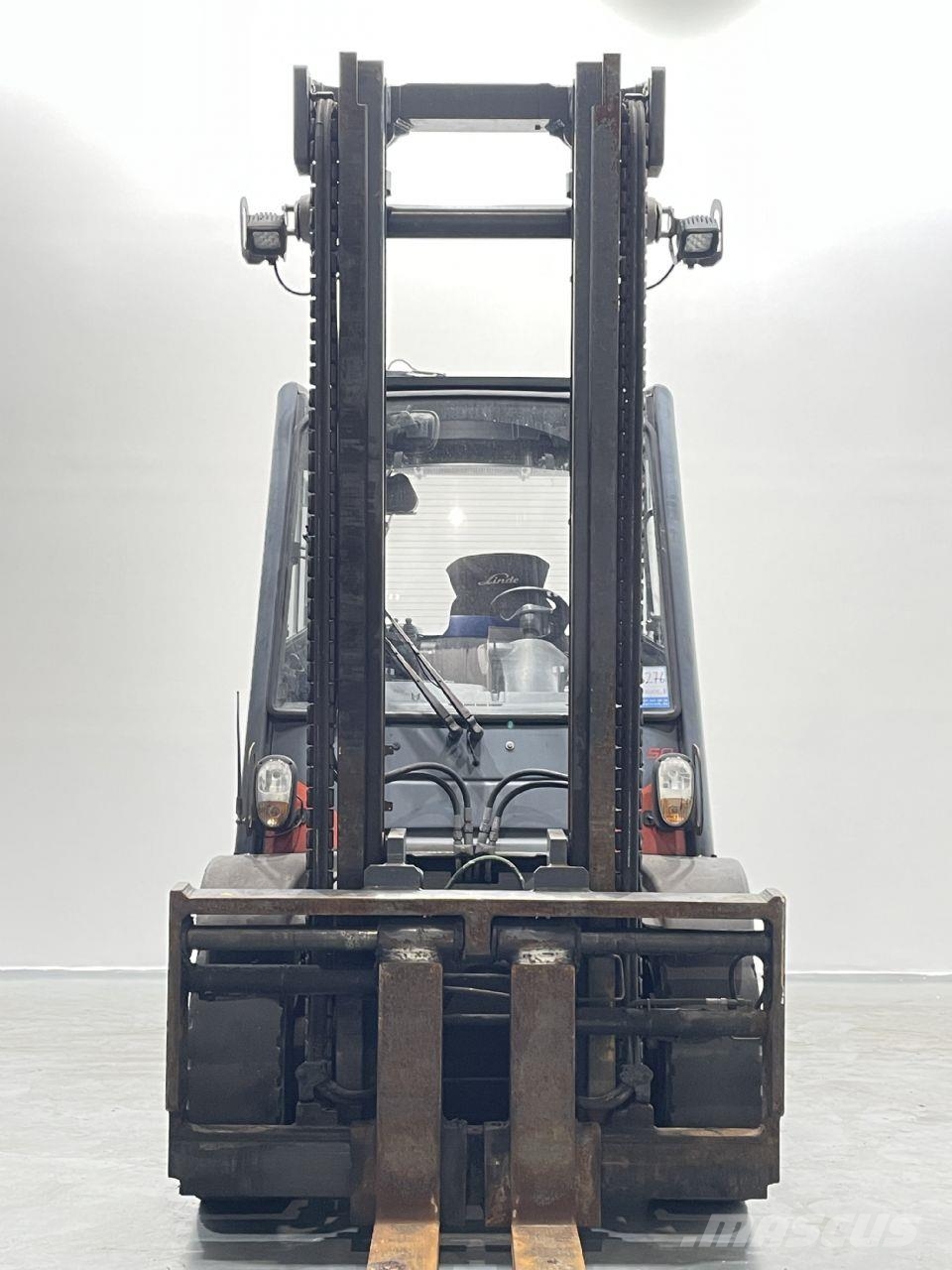 Linde H50D-02-394 디젤 지게차