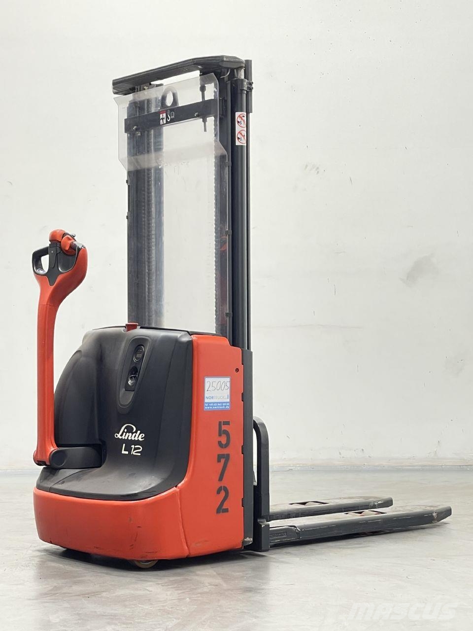 Linde L12-1169 Παλετοφόρα πεζού χειριστή με ιστό