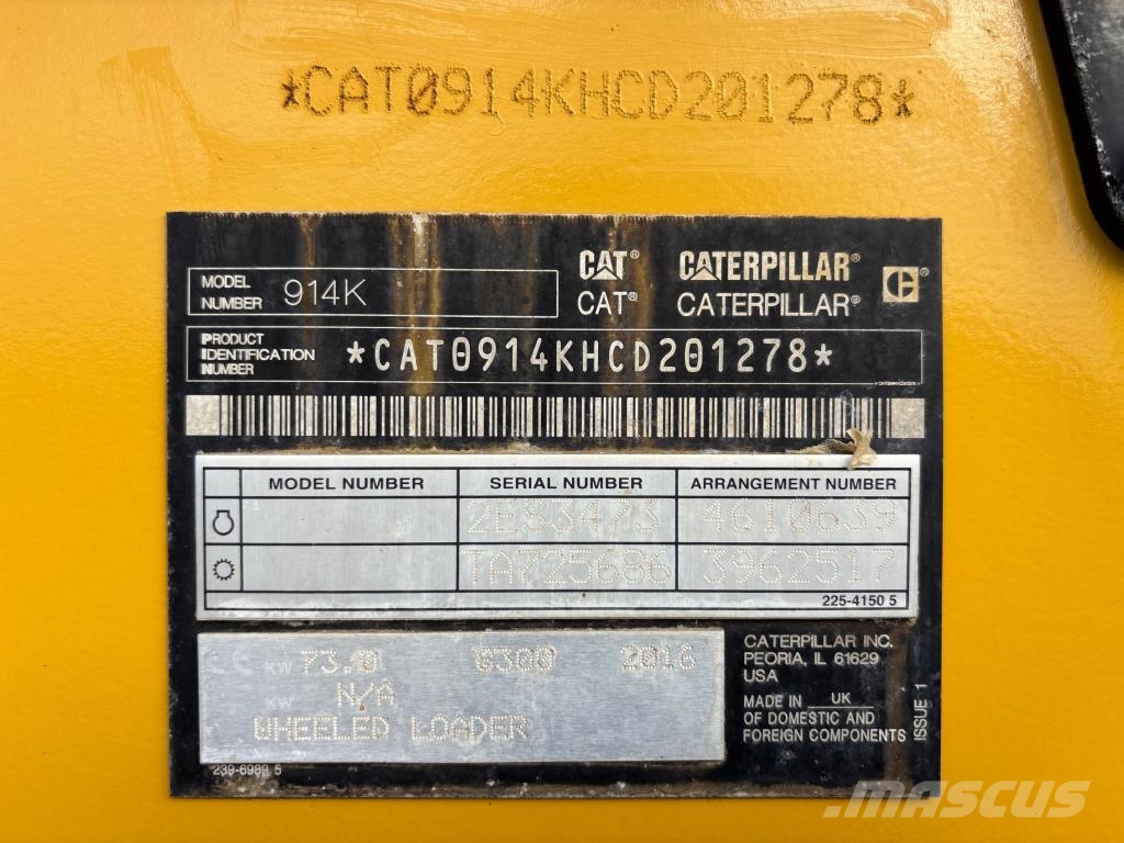 CAT 914K + VOLVO PIKALIITIN + LISÄHYDRAULIIKKA + RASVA Kolesni nakladalci