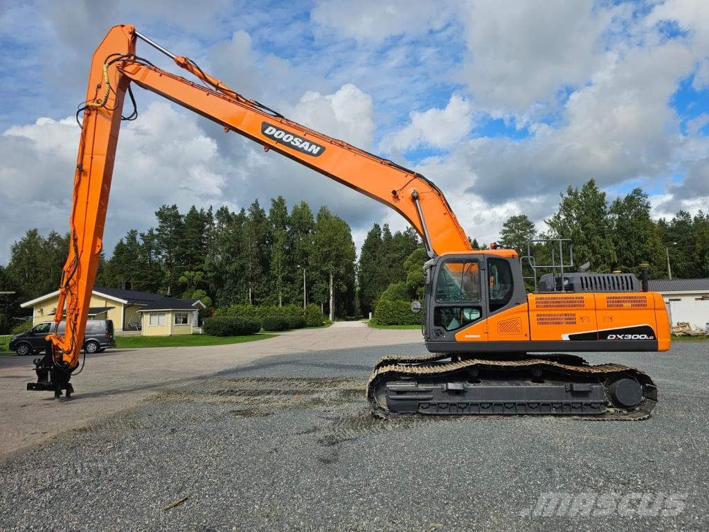 Doosan DX300LC-5 SLR PITKÄPUOMI + 800MM TELAT + RASVARI + Rupsgraafmachines