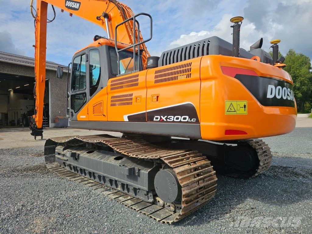 Doosan DX300LC-5 SLR PITKÄPUOMI + 800MM TELAT + RASVARI + Rupsgraafmachines