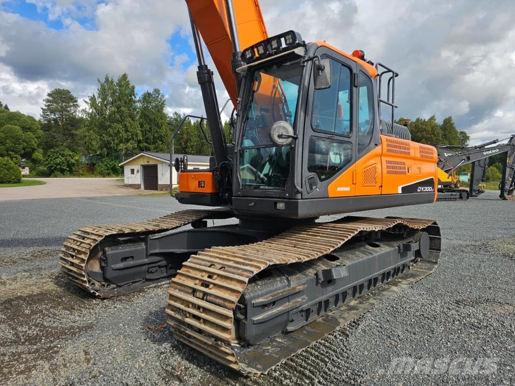 Doosan DX300LC-5 SLR PITKÄPUOMI + 800MM TELAT + RASVARI + Rupsgraafmachines
