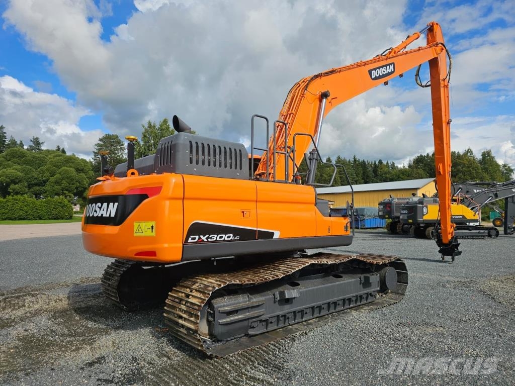 Doosan DX300LC-5 SLR PITKÄPUOMI + 800MM TELAT + RASVARI + Rupsgraafmachines
