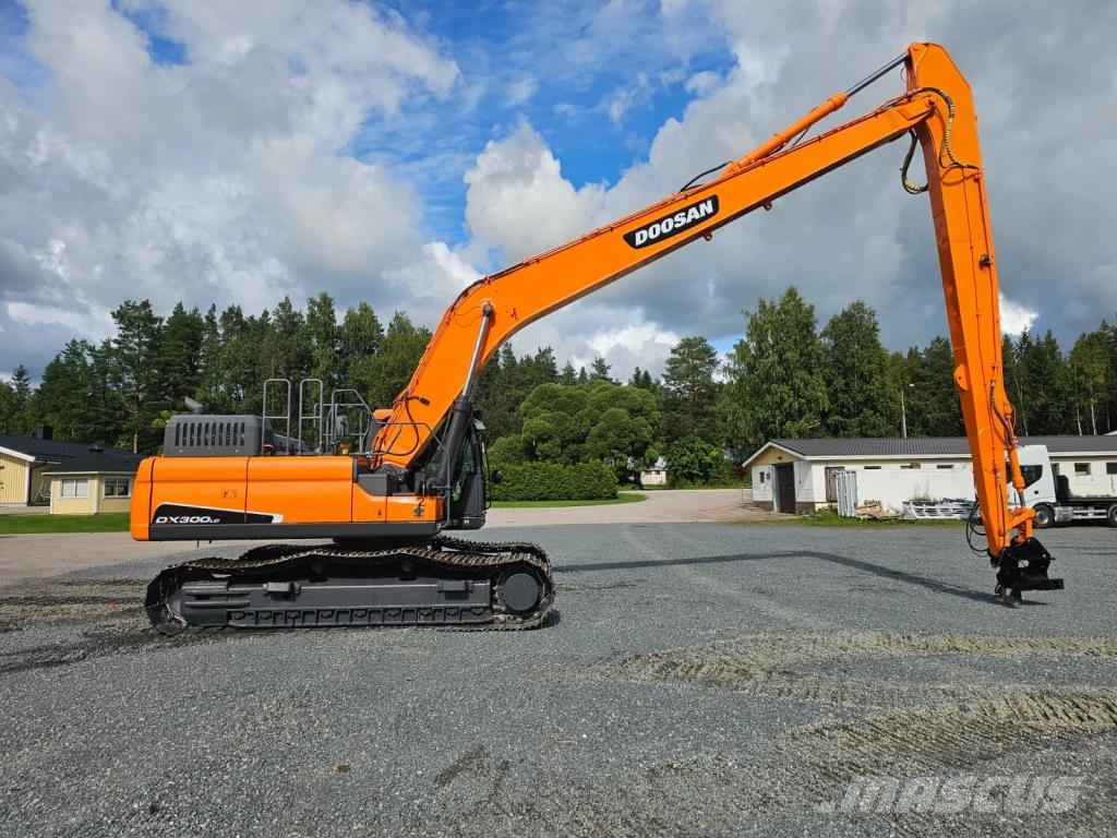Doosan DX300LC-5 SLR PITKÄPUOMI + 800MM TELAT + RASVARI + Rupsgraafmachines