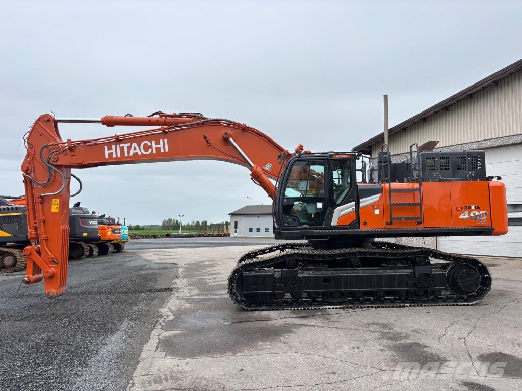 Hitachi ZAXIS490LC-7 + 600MM TELAT + VASARAHYDRAULIIKKA + 履带挖掘机