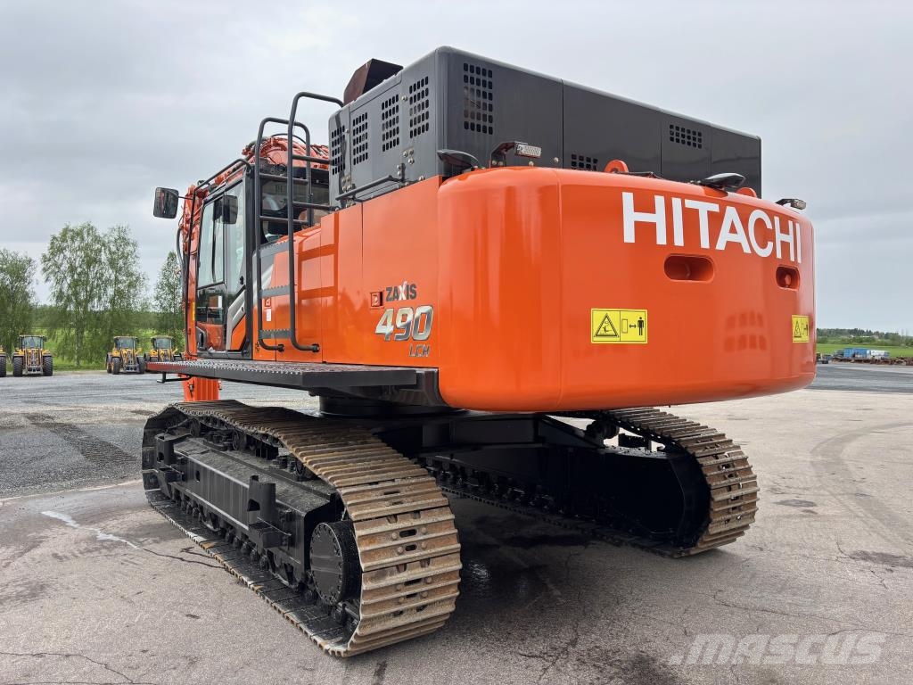 Hitachi ZAXIS490LC-7 + 600MM TELAT + VASARAHYDRAULIIKKA + 履带挖掘机