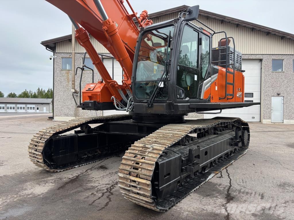 Hitachi ZAXIS490LC-7 + 600MM TELAT + VASARAHYDRAULIIKKA + 履带挖掘机