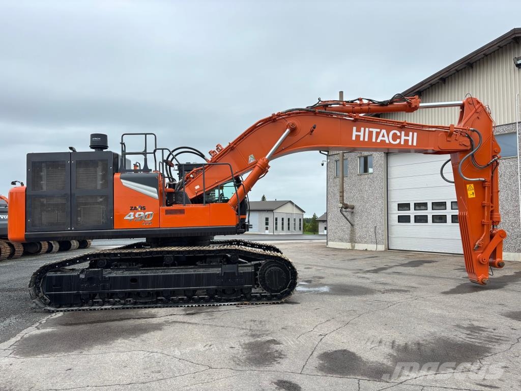 Hitachi ZAXIS490LC-7 + 600MM TELAT + VASARAHYDRAULIIKKA + 履带挖掘机