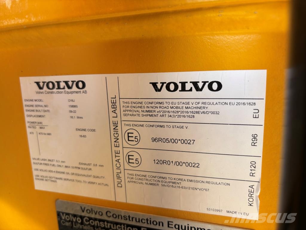 Volvo A60H + KOROKKEET + PERÄLAUTA + RASVARI + LAVALÄMPÖ Camiones articulados