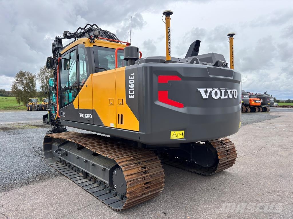 Volvo EC160EL + RASVARI + LÄMMITIN + STEELWRIST X26 PIHD 履带挖掘机