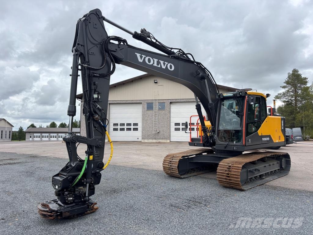 Volvo EC160EL + RASVARI + LÄMMITIN + STEELWRIST X26 PIHD 履带挖掘机