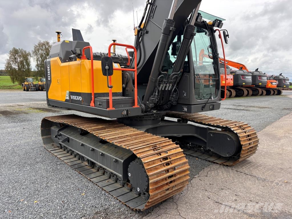 Volvo EC160EL + RASVARI + LÄMMITIN + STEELWRIST X26 PIHD 履带挖掘机