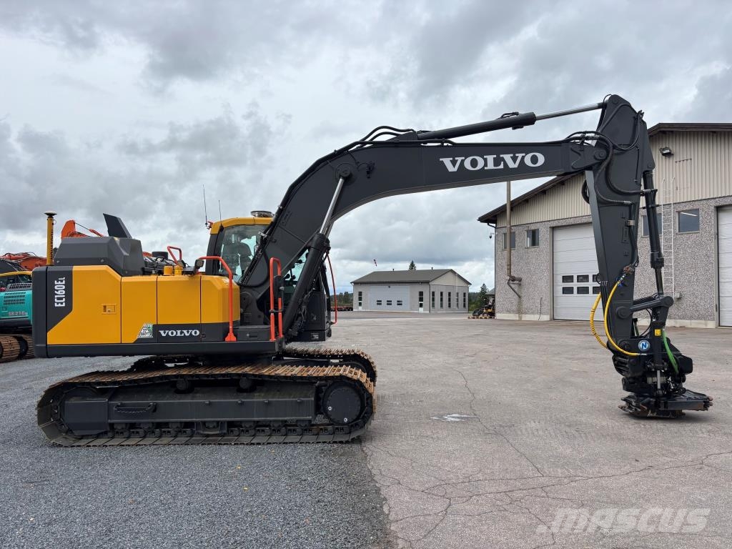 Volvo EC160EL + RASVARI + LÄMMITIN + STEELWRIST X26 PIHD 履带挖掘机