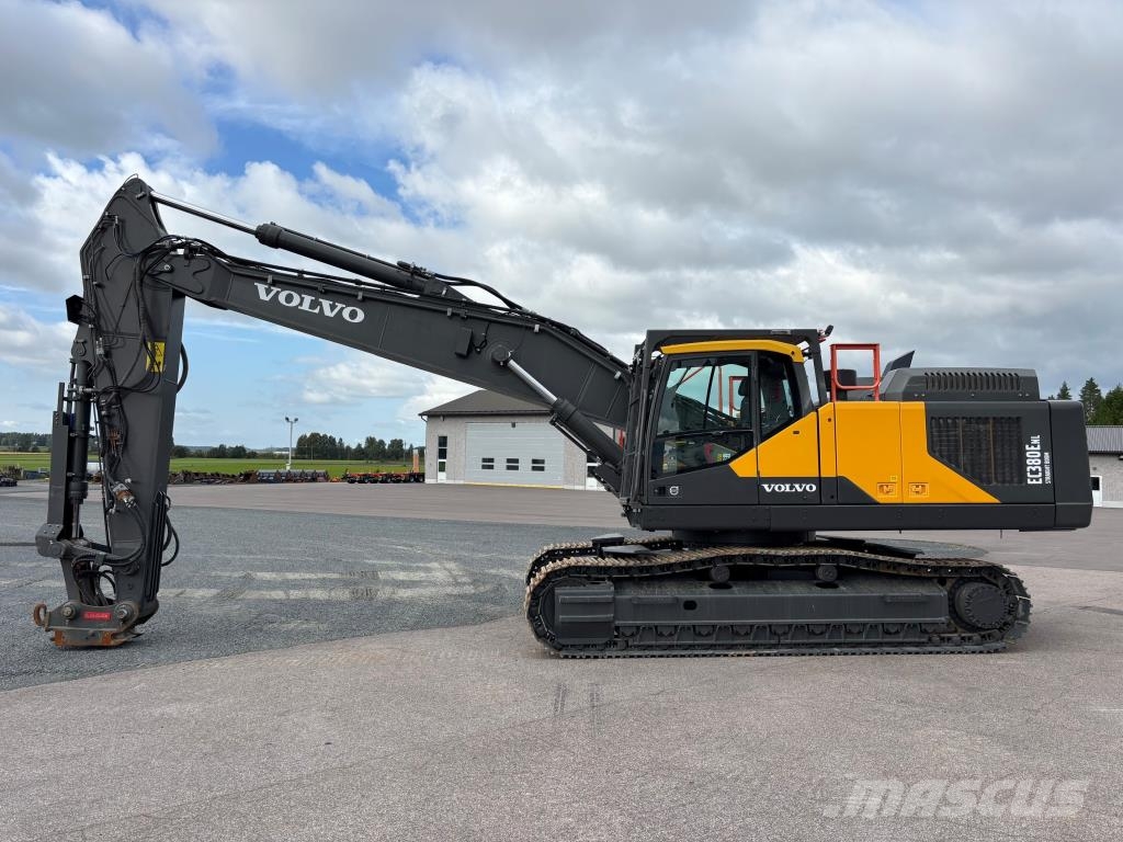 Volvo EC380ELN SUORAPUOMI + KAHDET PROBO HYDRAULIIKAT +  حفارات زحافة