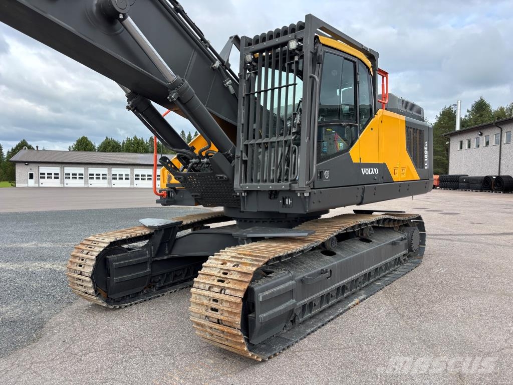 Volvo EC380ELN SUORAPUOMI + KAHDET PROBO HYDRAULIIKAT +  حفارات زحافة