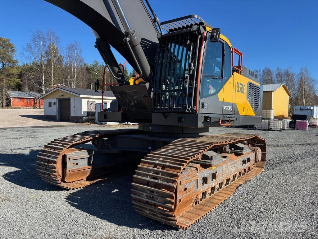 Volvo EC550EL + 750MM TELAT + TÄYSPITKÄT OHJURIT + KAHDE Paletli ekskavatörler