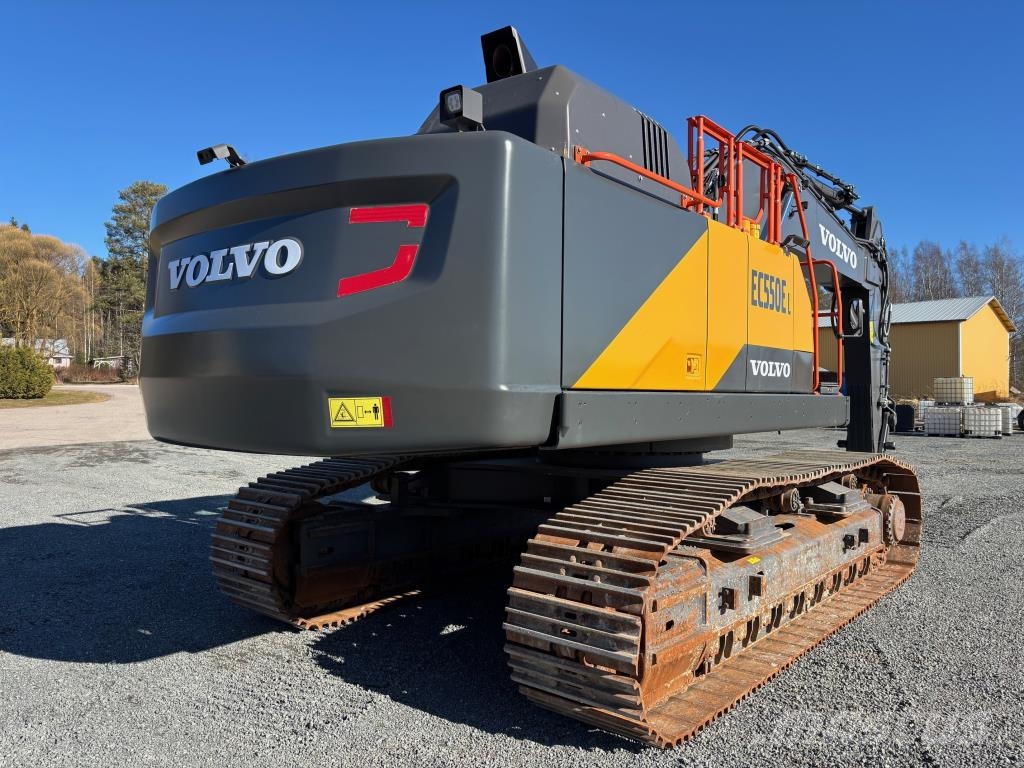 Volvo EC550EL + 750MM TELAT + TÄYSPITKÄT OHJURIT + KAHDE Paletli ekskavatörler