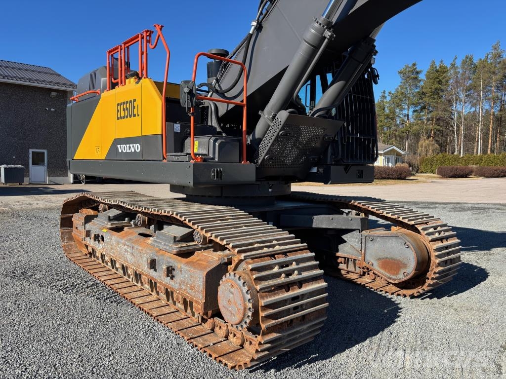 Volvo EC550EL + 750MM TELAT + TÄYSPITKÄT OHJURIT + KAHDE Paletli ekskavatörler