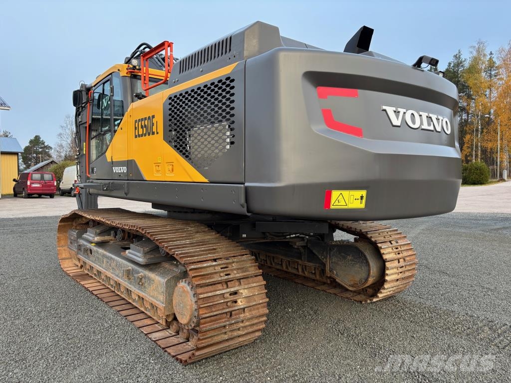 Volvo EC550EL + LEVITETTÄVÄ ALUSTA + RASVARI + LÄMMITIN Raupenbagger
