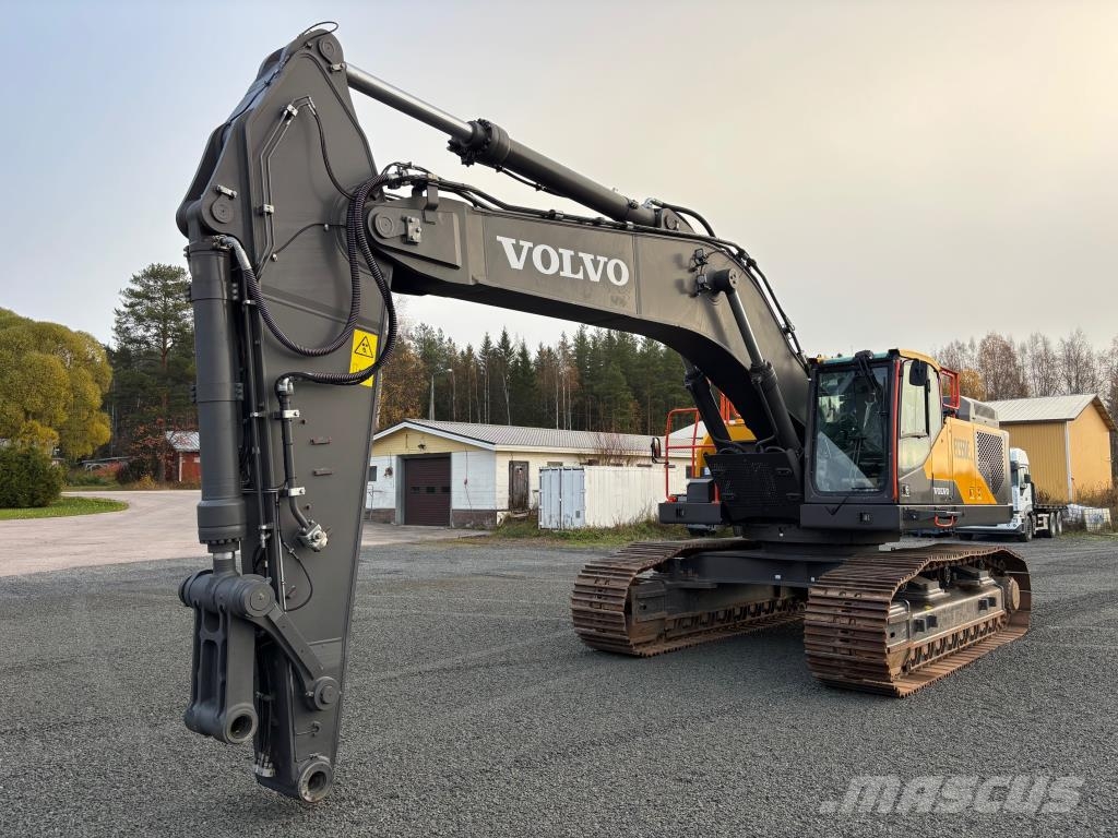 Volvo EC550EL + LEVITETTÄVÄ ALUSTA + RASVARI + LÄMMITIN Raupenbagger