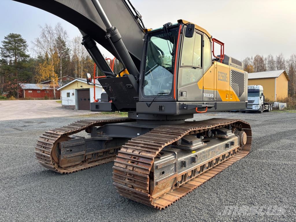 Volvo EC550EL + LEVITETTÄVÄ ALUSTA + RASVARI + LÄMMITIN Raupenbagger