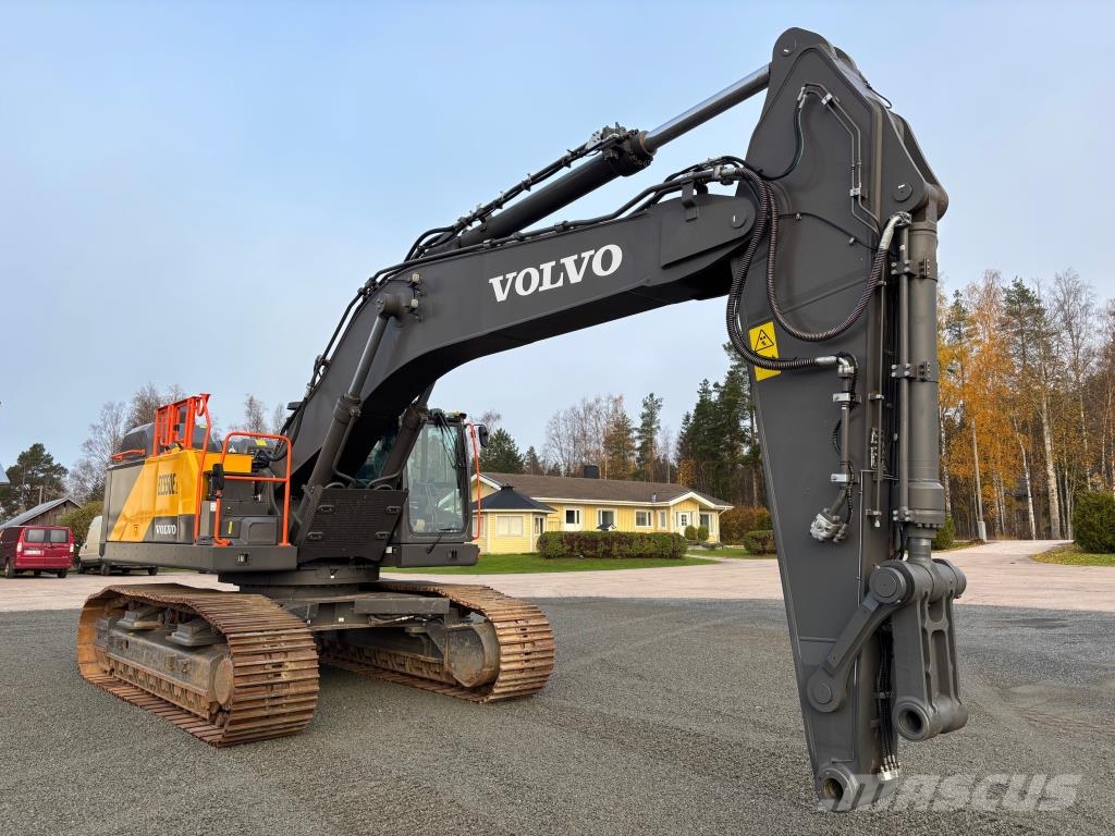 Volvo EC550EL + LEVITETTÄVÄ ALUSTA + RASVARI + LÄMMITIN Raupenbagger